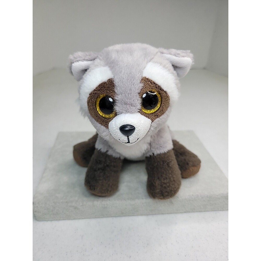 2006 Ty Bandit Raccoon Beanbag Plush Toy VelveTy Collectible Soft Stuffed Animal